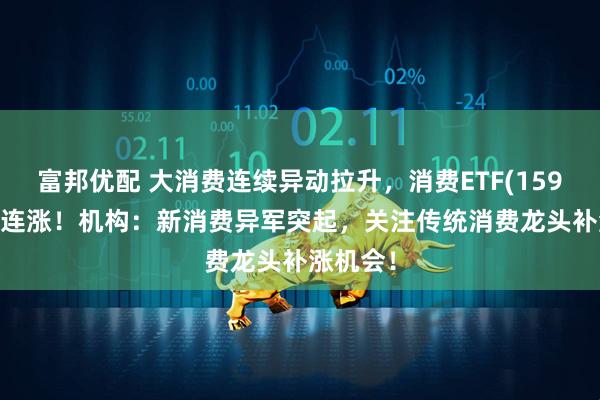 富邦优配 大消费连续异动拉升，消费ETF(159928)两连涨！机构：新消费异军突起，关注传统消费龙头补涨机会！