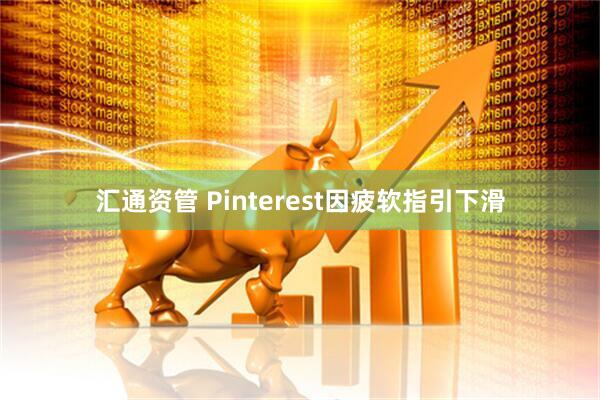 汇通资管 Pinterest因疲软指引下滑